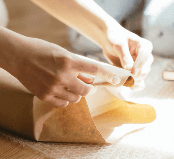 정성스러운 선물 포장